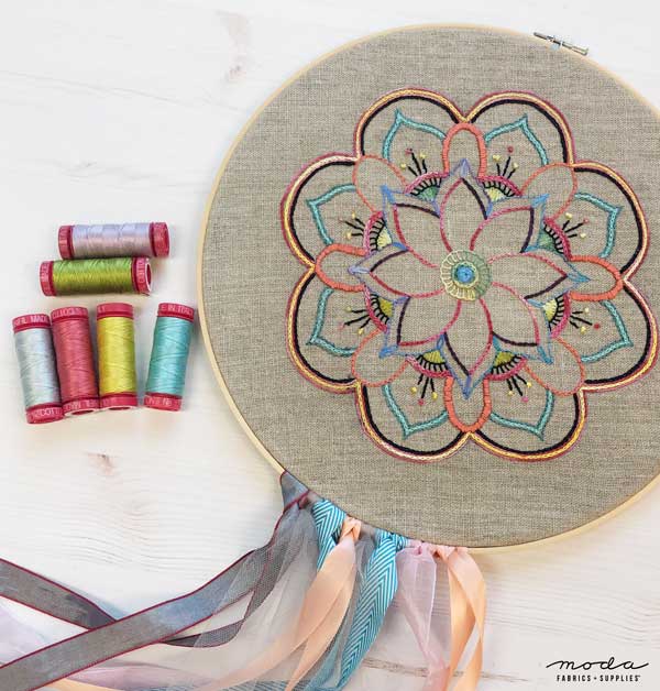 Aurifil 12wt. Mandala